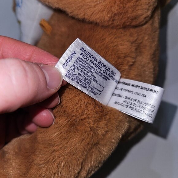 Aurora Rory Brown Teddy Bear Plush Love You To Moon & Back 2022 SOFT - Picture 9 of 10